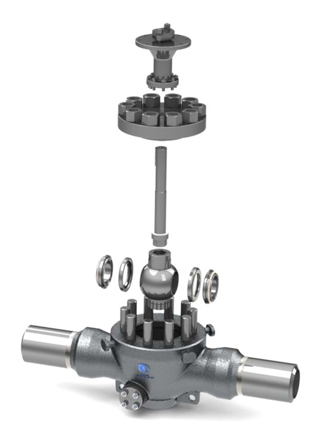 High Temperature Top Entry ball valve