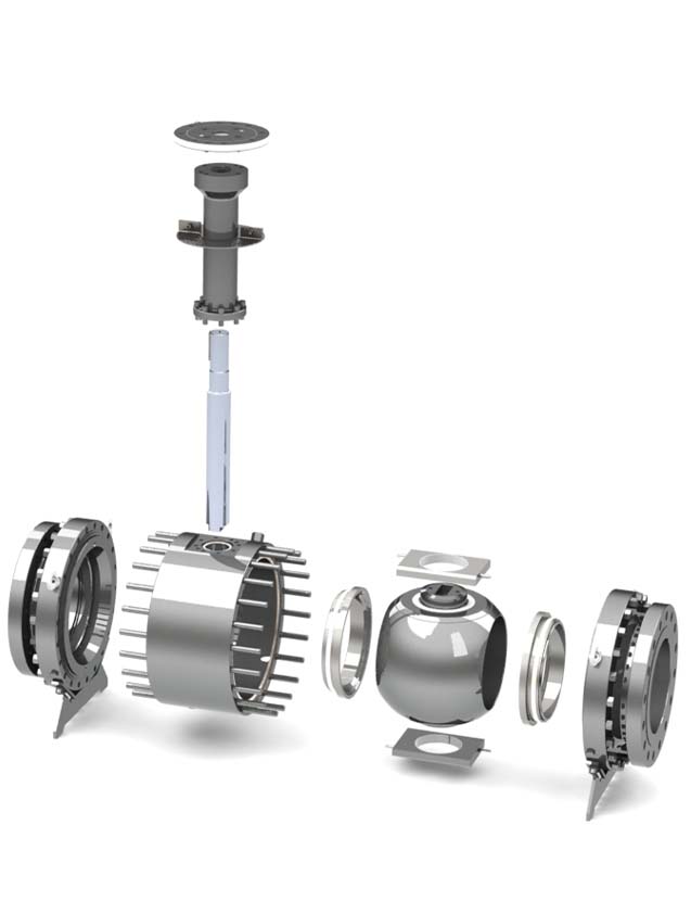 Low Temperature Side Entry ball valve