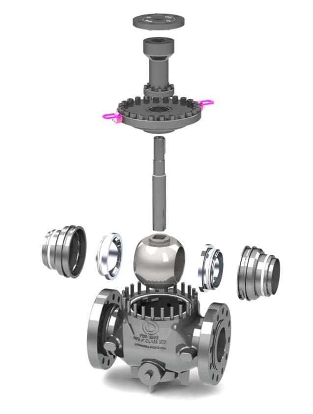 Low Temperature Top Entry ball valve